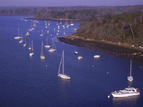  Vue du pont de Bénodet, chambres d'hotes gite, proche pointe du raz entre douarnenez et locronan 29 